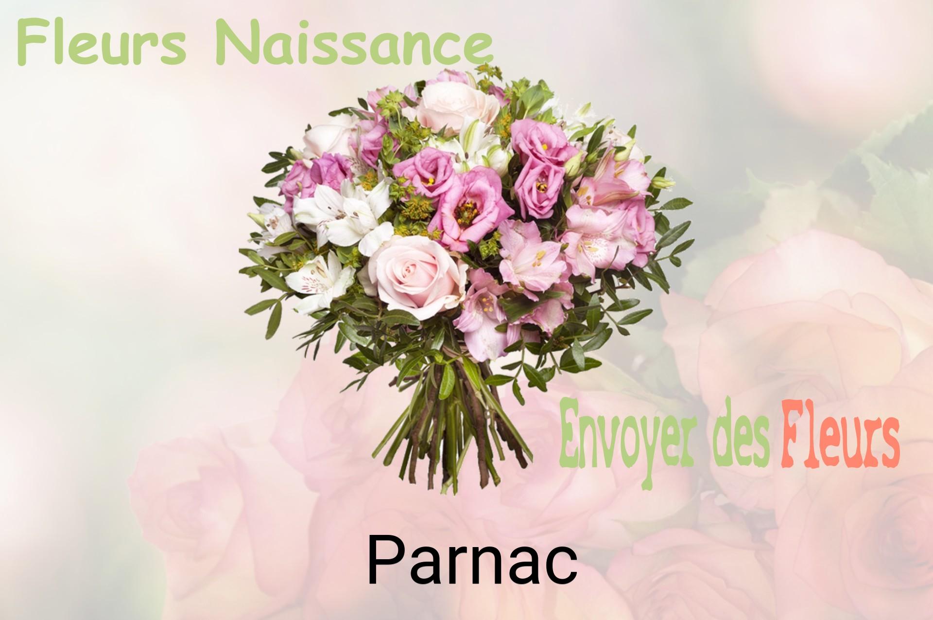Bouquet de fleurs de naissance livré à Parnac